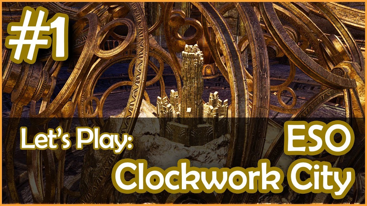 Let's Play ELDER SCROLLS ONLINE: CLOCKWORK CITY! - Halls of Regulation | On The Live Server! 😁