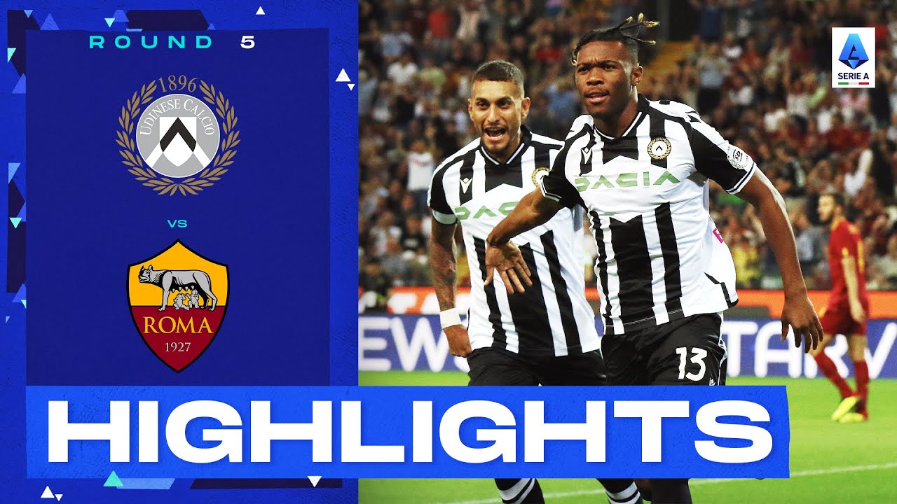 Udinese-Roma 4-0 | Incredible scenes at the Dacia Arena: Goals & Highlights | Serie A 2022/23