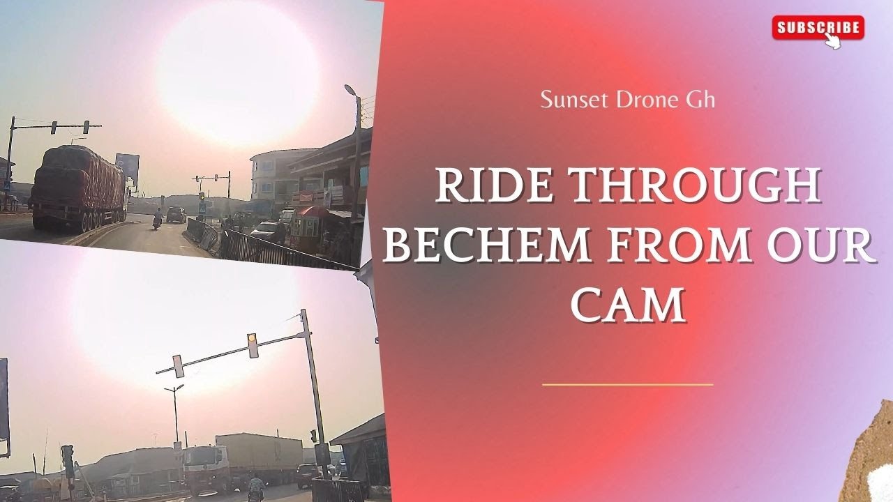 Ride through Bechem from our Cam mp4 #bechem #ghana #ahafo #automobile #visitghana #travel