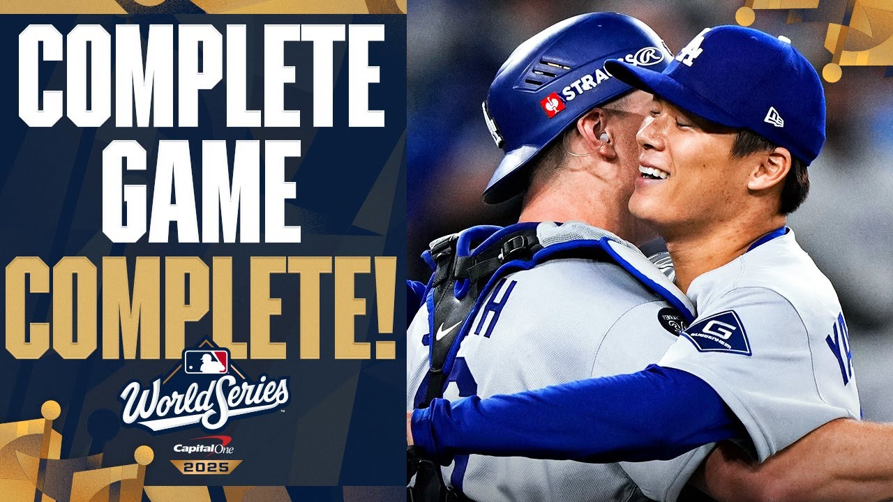 FINAL 3 OUTS: Yoshinobu Yamamoto finishes the complete game for the Dodgers! | 山本由伸ハイライト