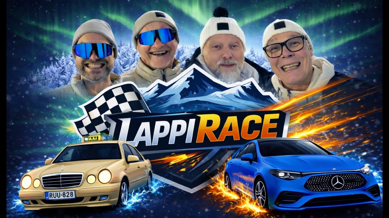 796. LappiRacessa 2,2 miljoonan km taksi-mersu kohtaa  CLA sähkö-Mercedesen, kumpi voittaa?