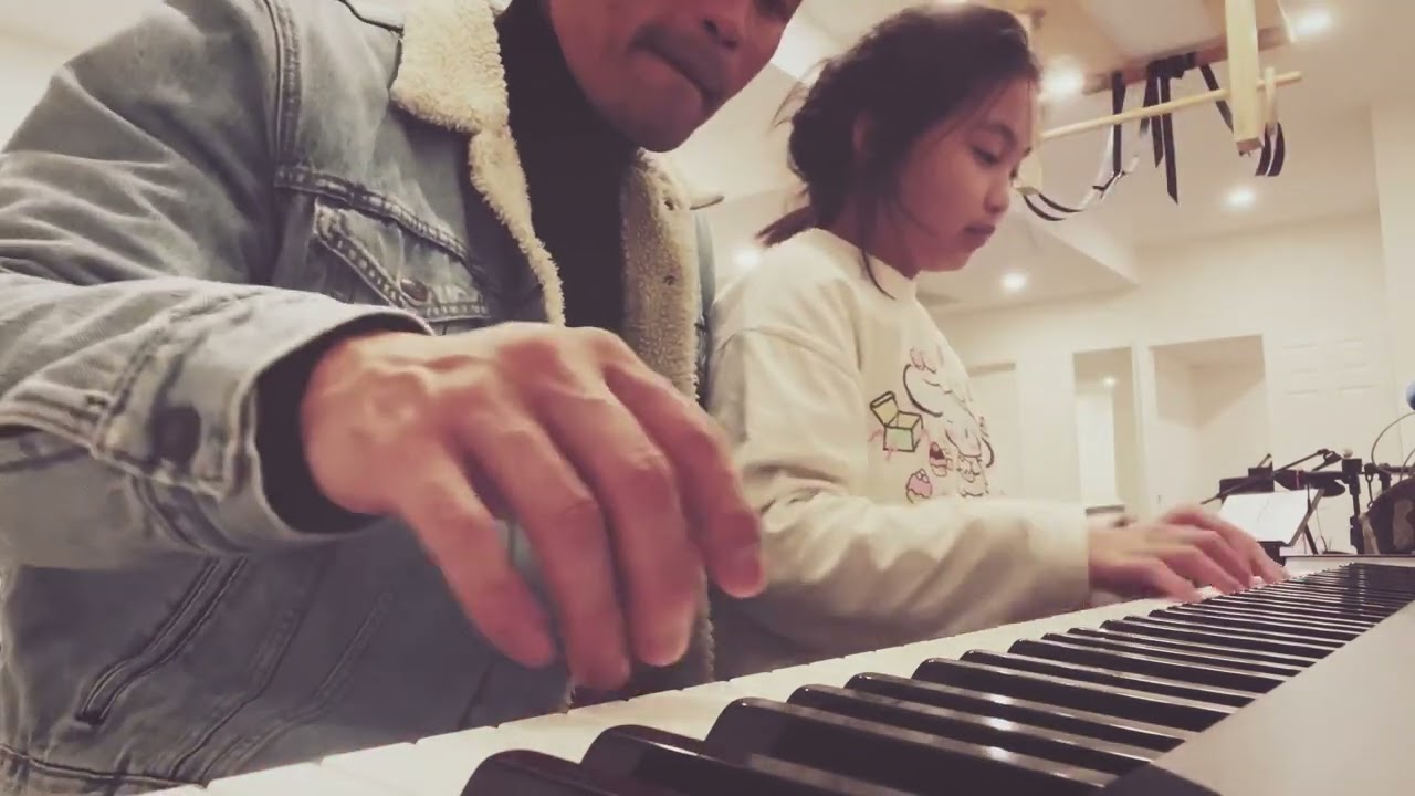 Piano man — Aubrey & Dad