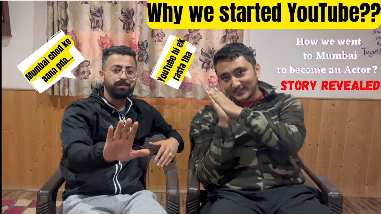 YouTube krne k piche ye reason tha🫣😌|How we went to Mumbai to become an Actor?? Story Revealed!!😲