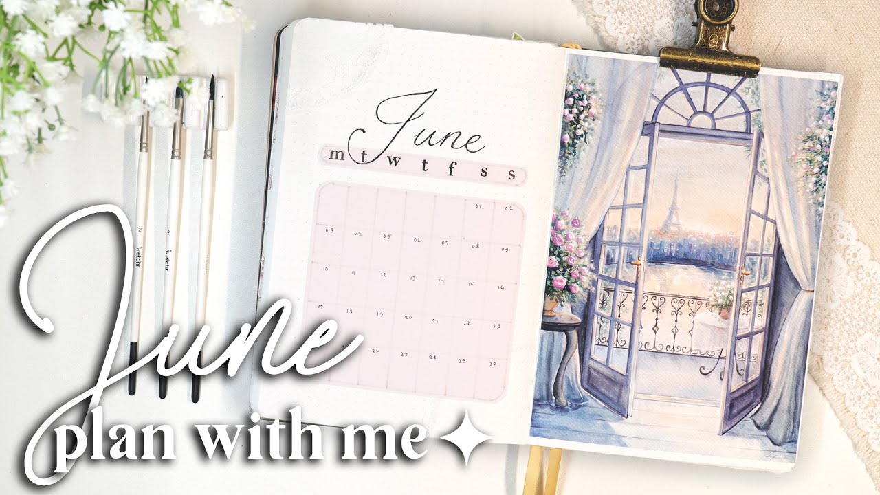 ⚜️ JUNE 2024 Plan With Me // Bullet Journal Monthly Setup