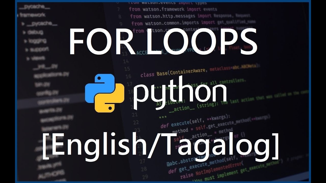 Python Programming for Beginners - 9 For Loops [English/Tagalog]