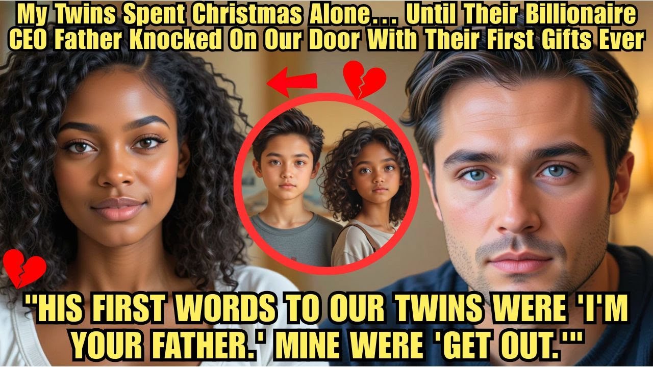 My Twins Spent Christmas Alone… Until Their Billionaire CEO Father Knocked On Our Door With Their...