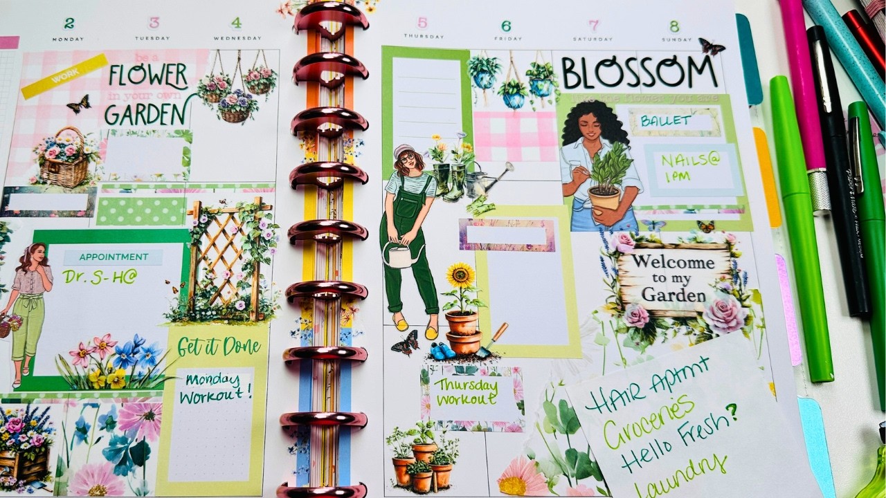 PLAN & CHAT: Best Food Delivery Service? Rongrong IN BLOOM Happy Planner