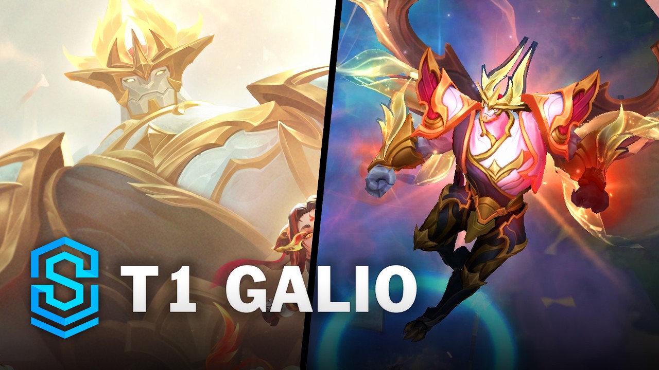 T1 Galio Skin Spotlight - Pre-Release - PBE Preview - League of Legends