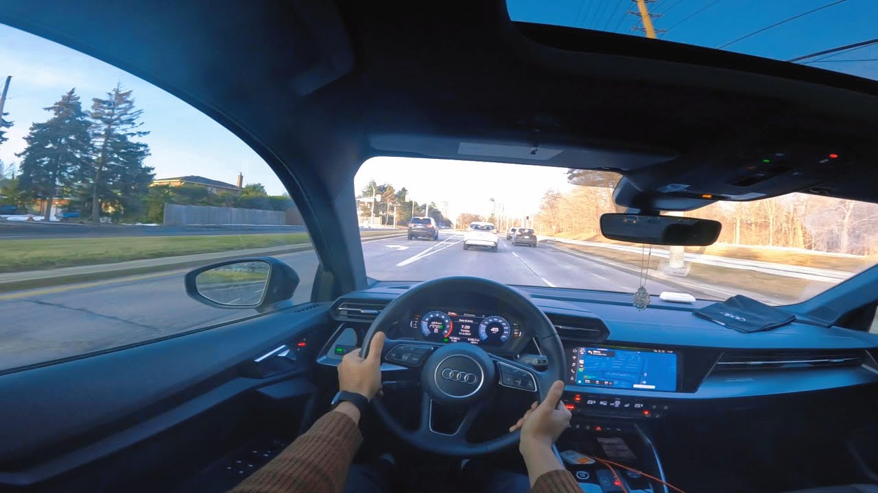 Morning Drive to Work 4K
