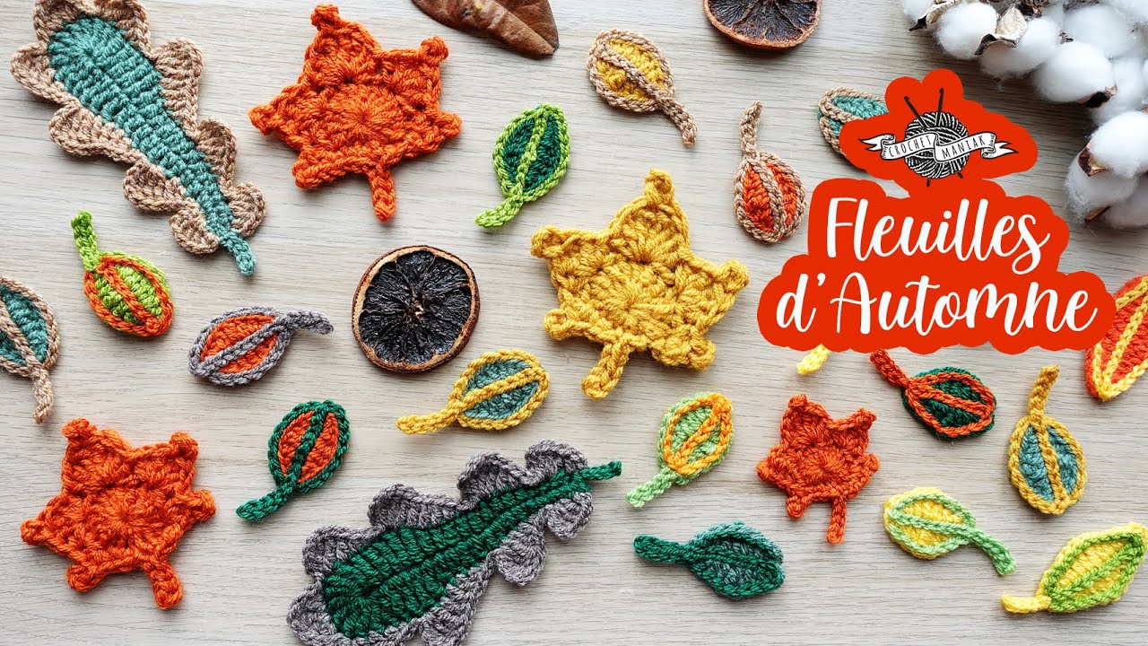 Crochet feuilles 