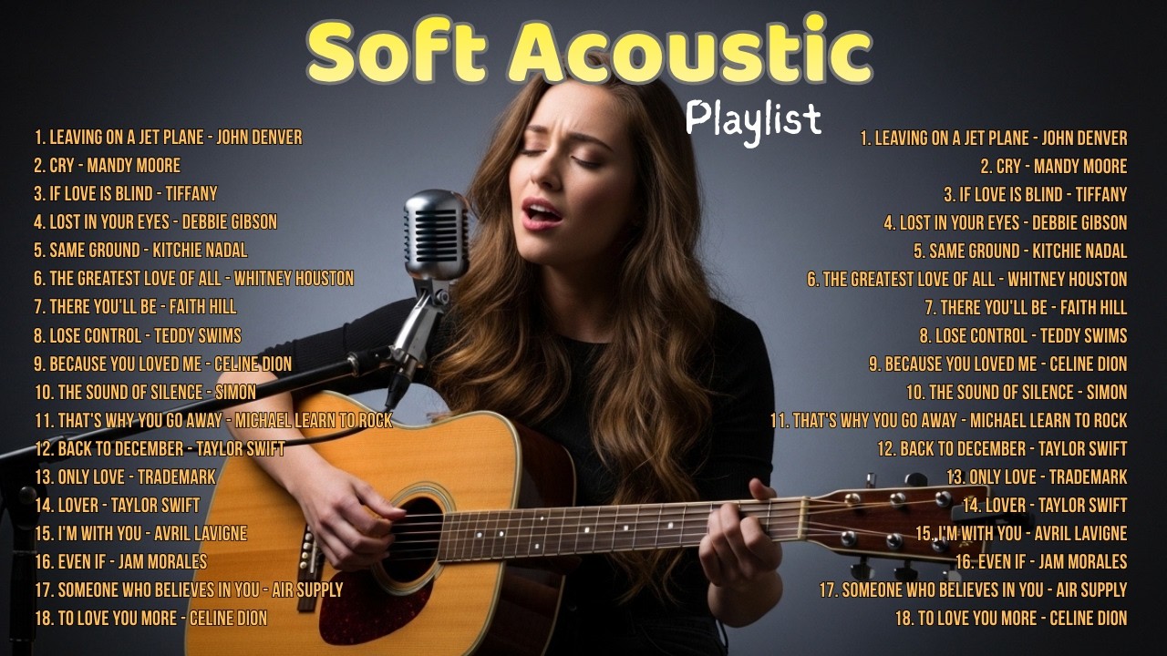 Soft Acoustic Playlist 🎵 | Best Relax & Chill Vibes Songs 2026 | Lover, Back To December