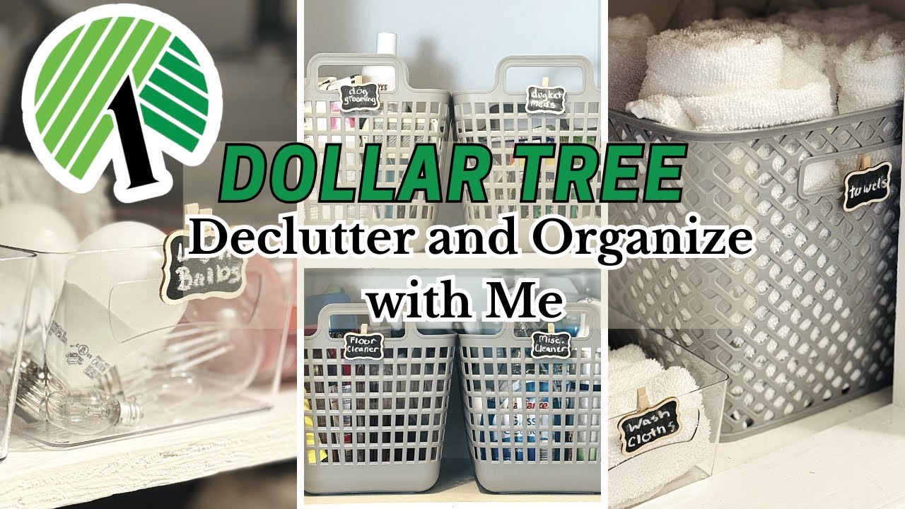 🤩 Use DOLLAR TREE Bins to Organize your Linen Closets!