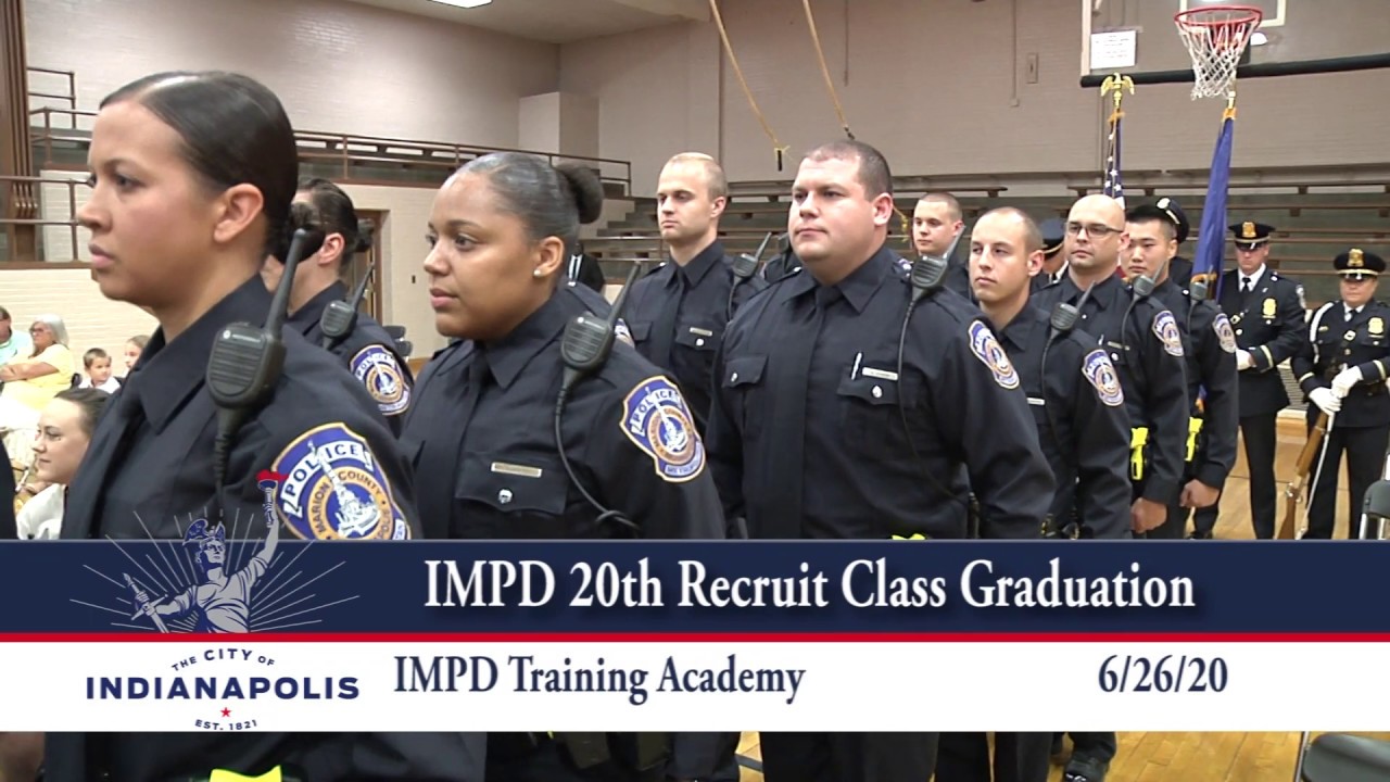 IMPD 20th Recruit Class Graduation 6/26/20