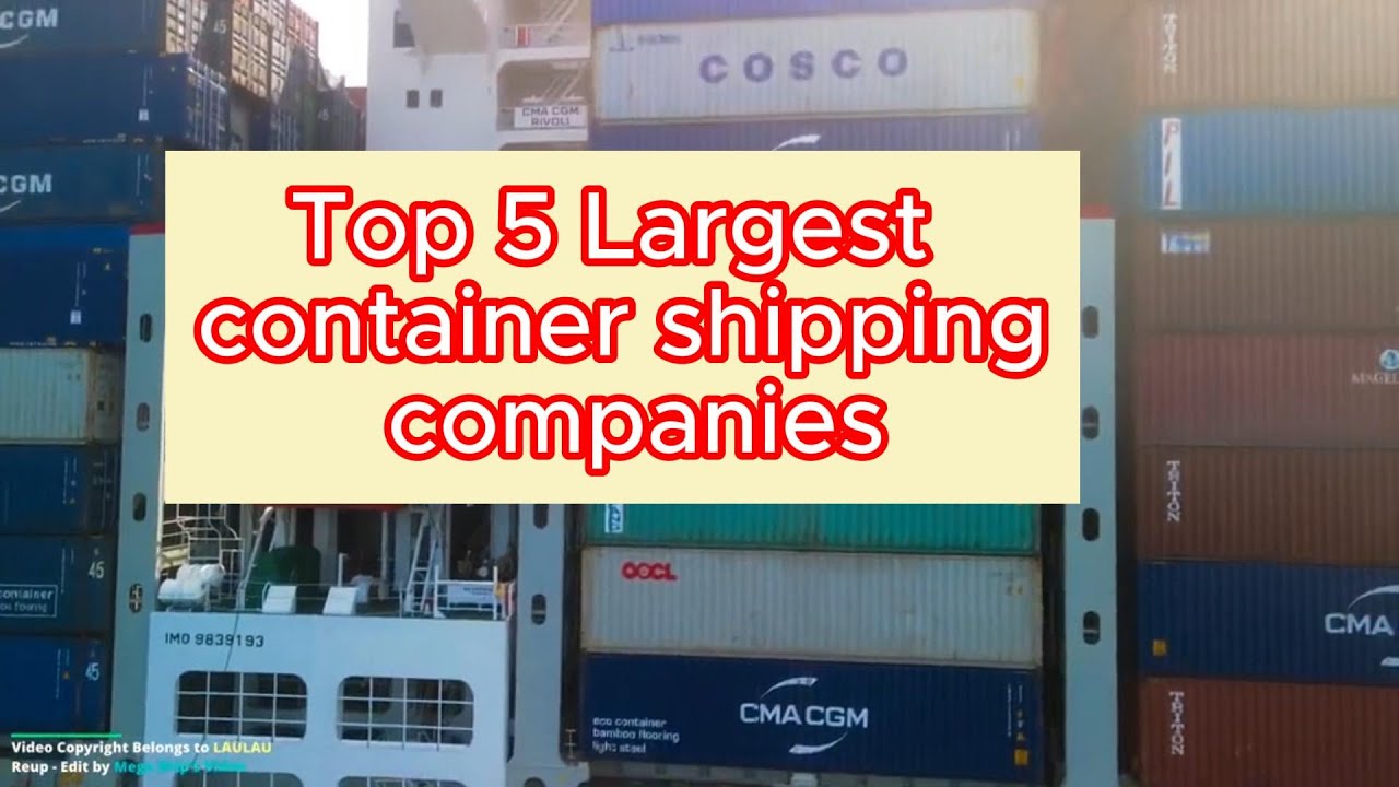 What are the Largest container shipping companies in the world?