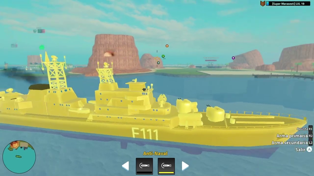 Roblox Military tycoon Super Marasesti Frigate