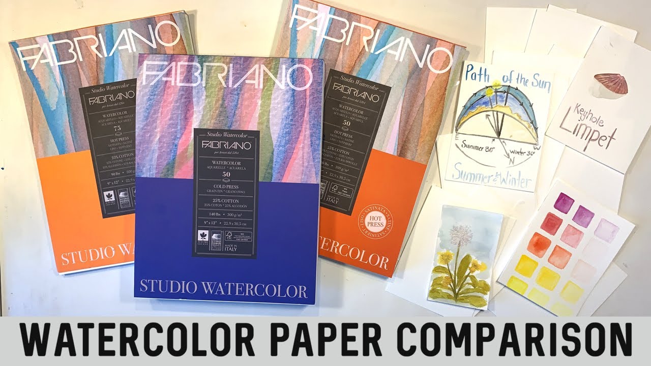 Watercolor Paper Comparison | Fabriano