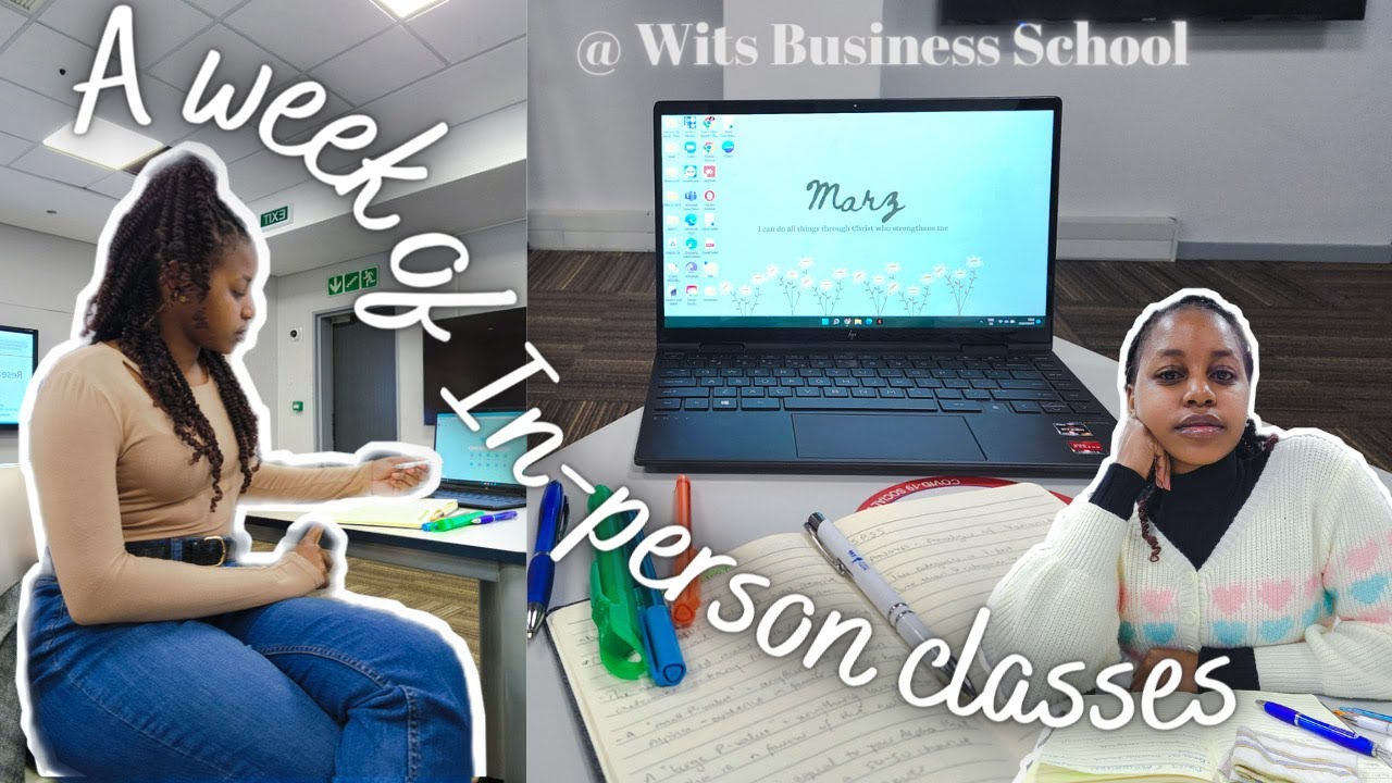 First week of in-person classes after the pandemic at Wits Business School