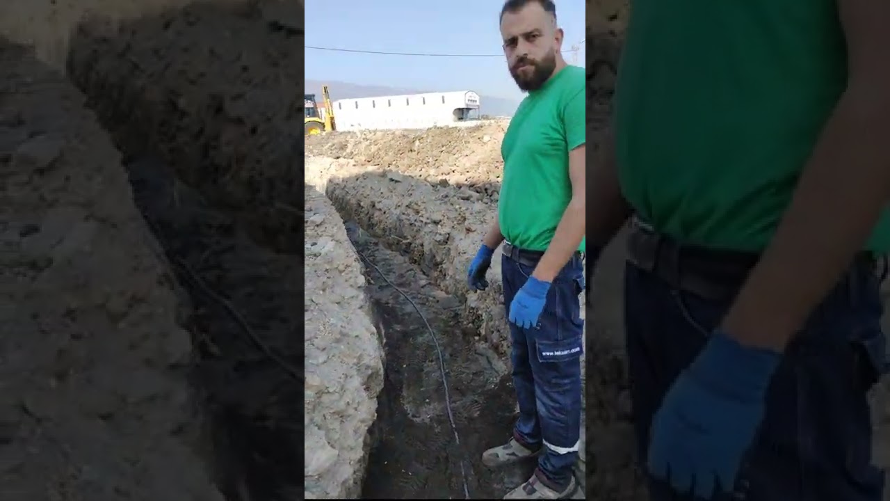 uygunlağa göre yeraltı kablo döşeme işlemi ⚡