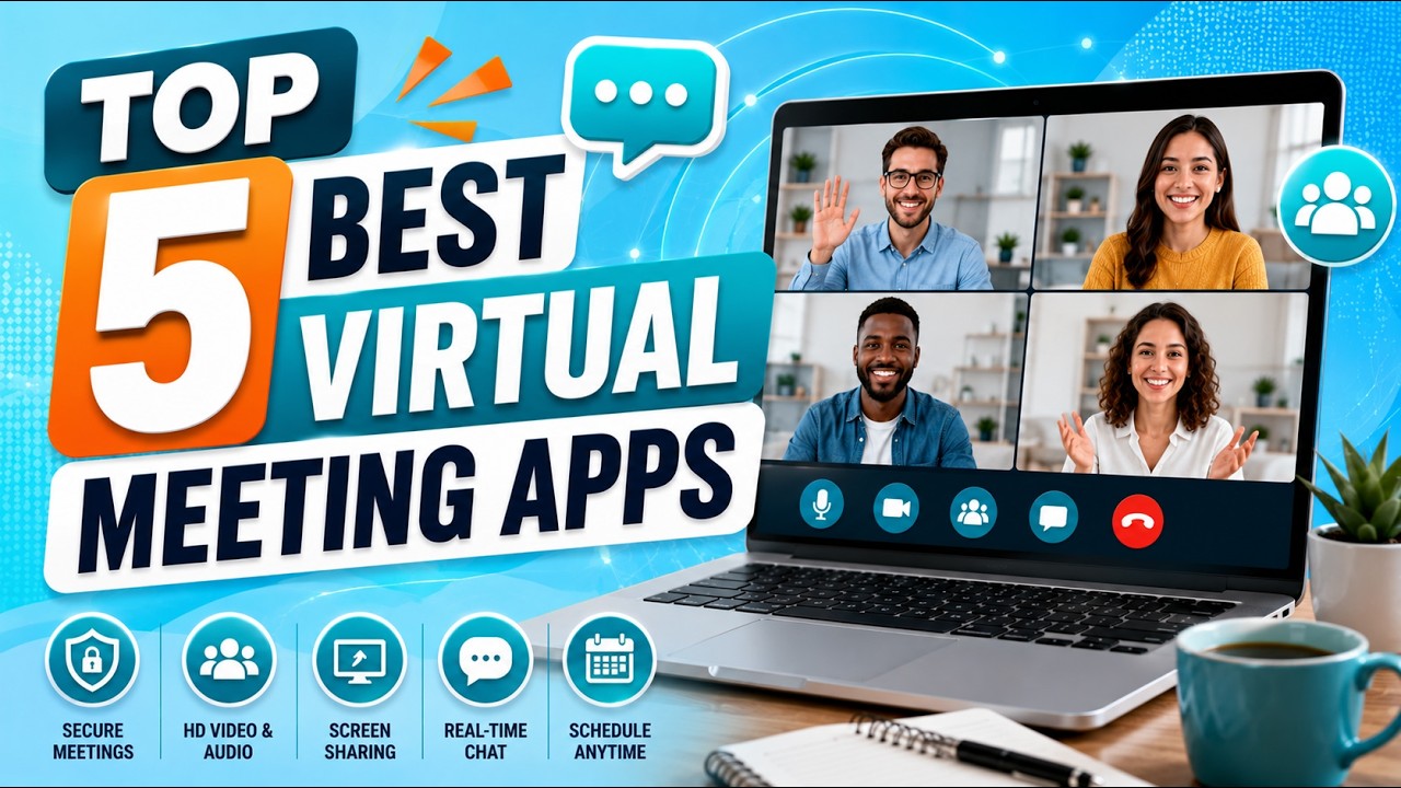 Top 5 Best Virtual Meeting Apps | Best Video Conferencing Software