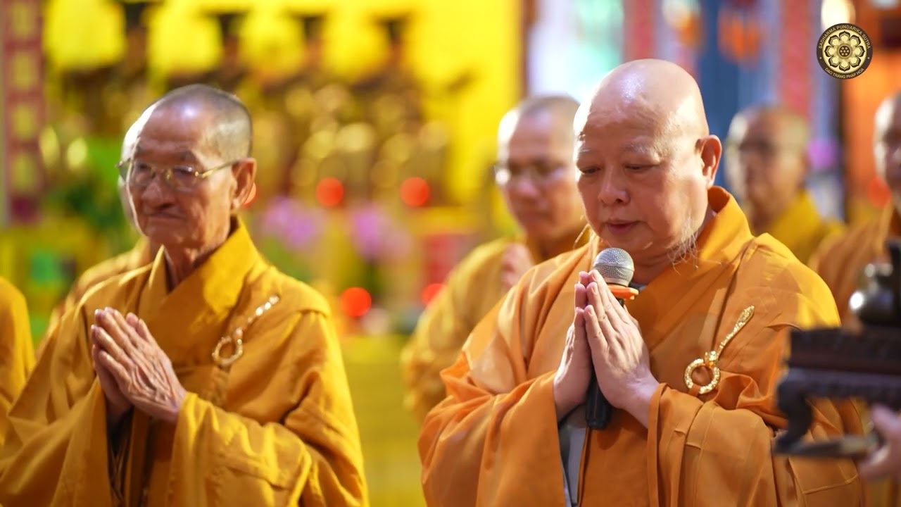 Lễ thượng phan, khai kinh pháp hội trai đàn chẩn tế kỳ siêu tại chùa Huê Nghiêm (P.An Khánh, TP.HCM)