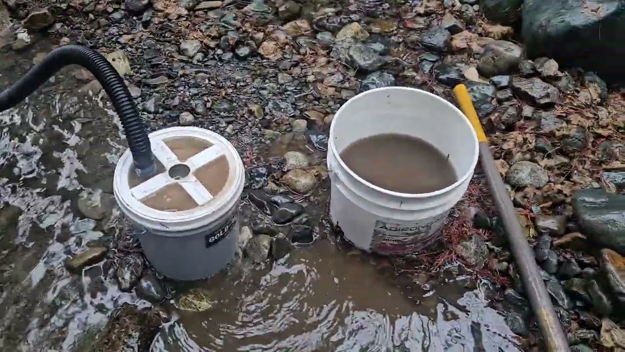 Prospecting for GOLD- New Gold N Sand Hand Dredge Pump in our Creek- PART 2 Coming Soon!