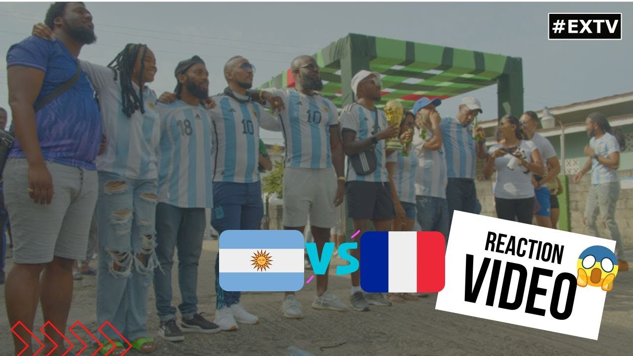 🇦🇷Argentina fans passionate reactions during shoot out against France in Trinidad & Tobago!