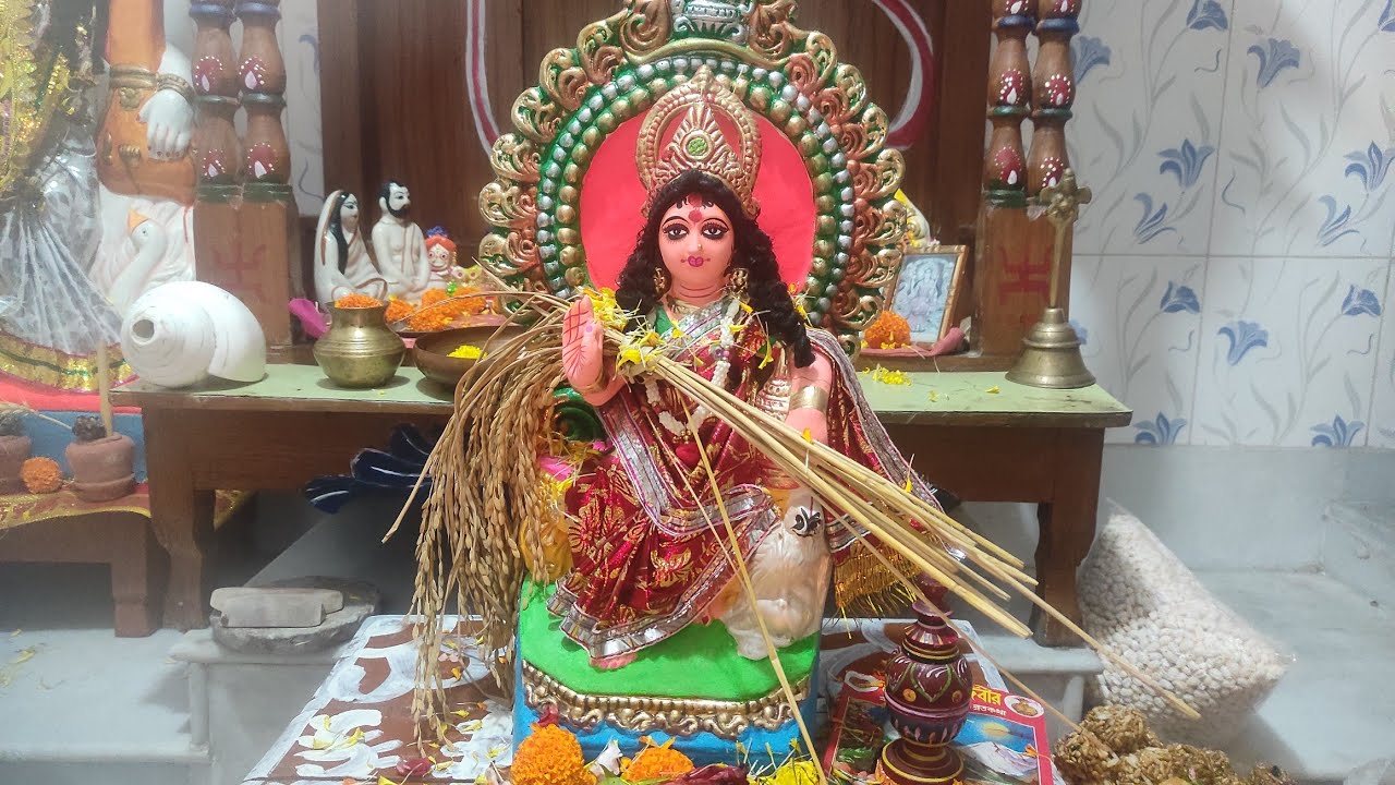 #lokhipuja#lakshmipuja #puja বাড়ির কোজাগরী লক্ষ্মী পূজা|||🙏😇