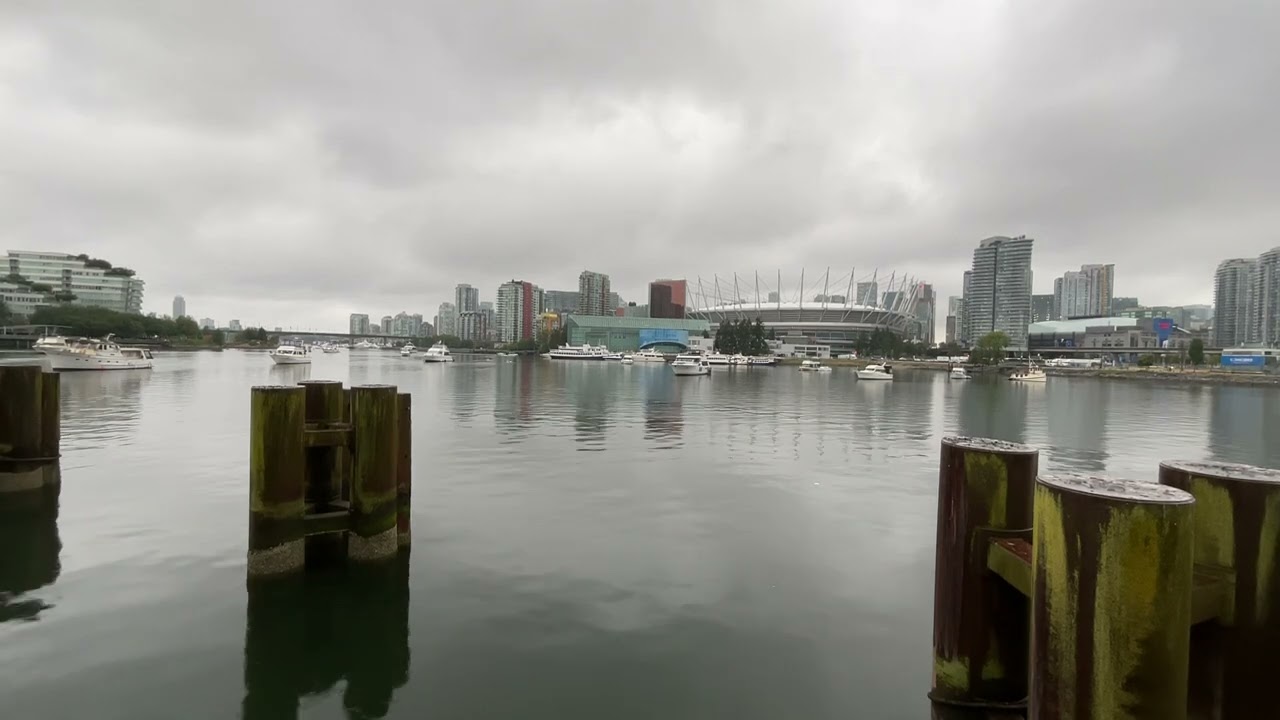 Calm Summer Rain @ False Creek from Science World!