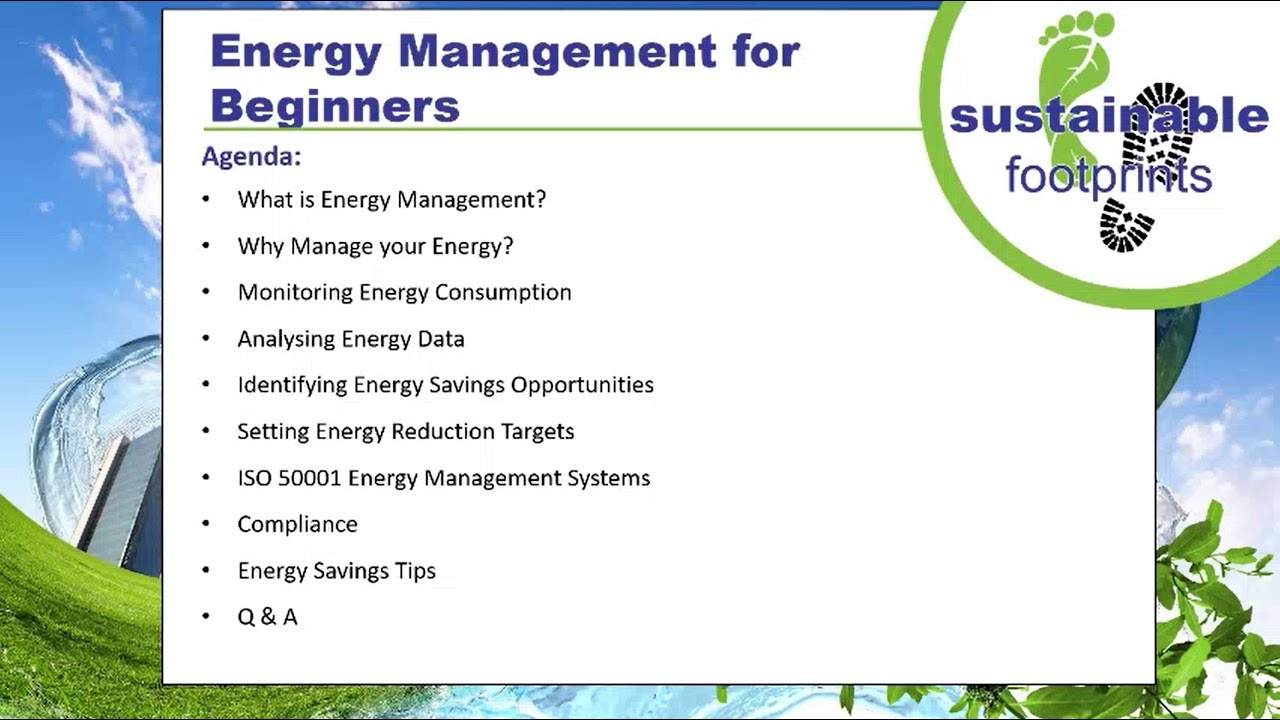 Energy Management for Beginners