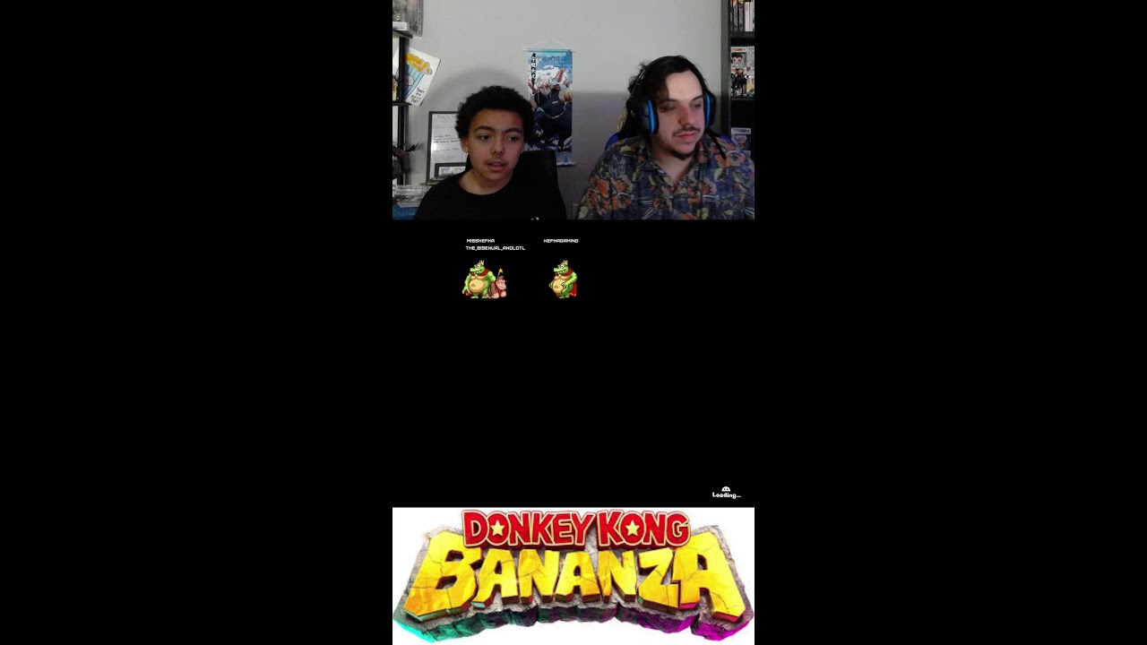 Father/Son Stream - Donkey Kong Bananza (Vertical) #donkeykongbananza #gaming #streaming #donkeykong