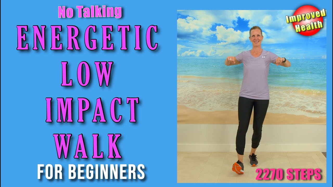 ENERGETIC WALK at HOME Workout | 20 Minute LOW IMPACT Workout