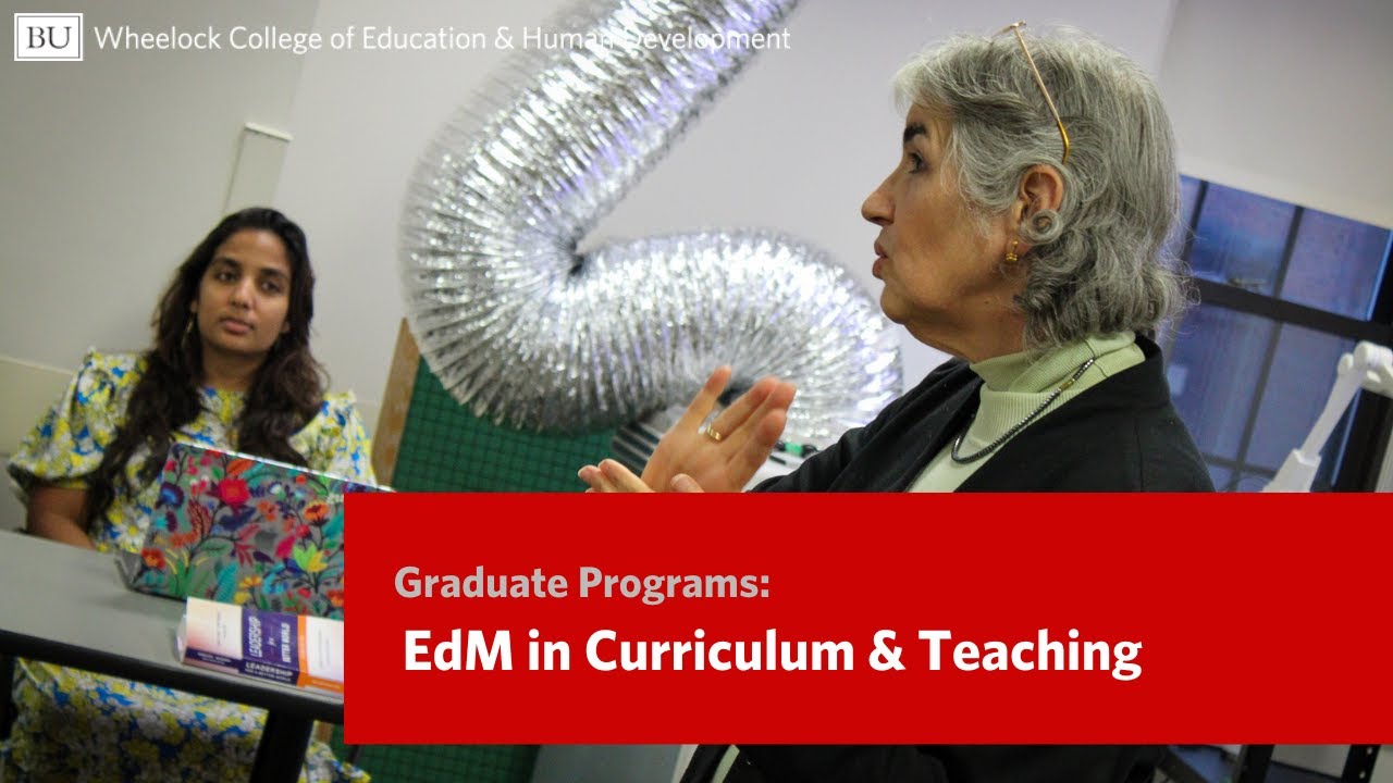 BU Wheelock's EdM in Curriculum & Teaching