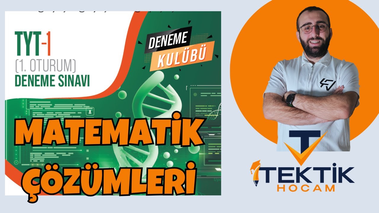 TYT Deneme Sınavı 1 – Matematik Çözümleri -BİYOTİK YAYINLARI