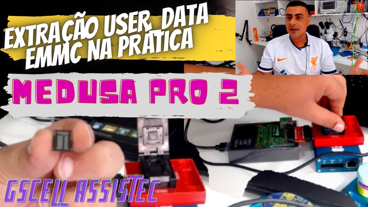 EXTRAÇÃO DE DADOS USER_DATA EMMC NA PRÁTICA (MEDUSA PRO 2)