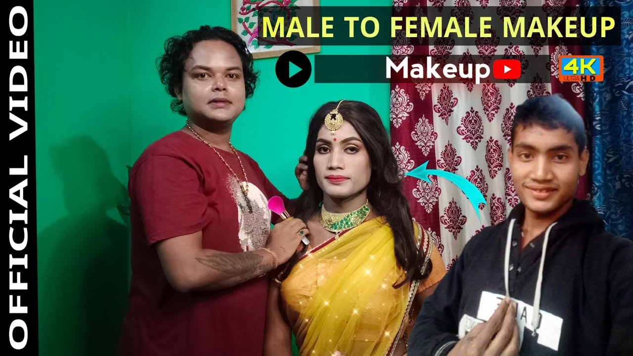 male to female makeup 2022 // #makeupvideo #gbbikhoiyamakeuparts