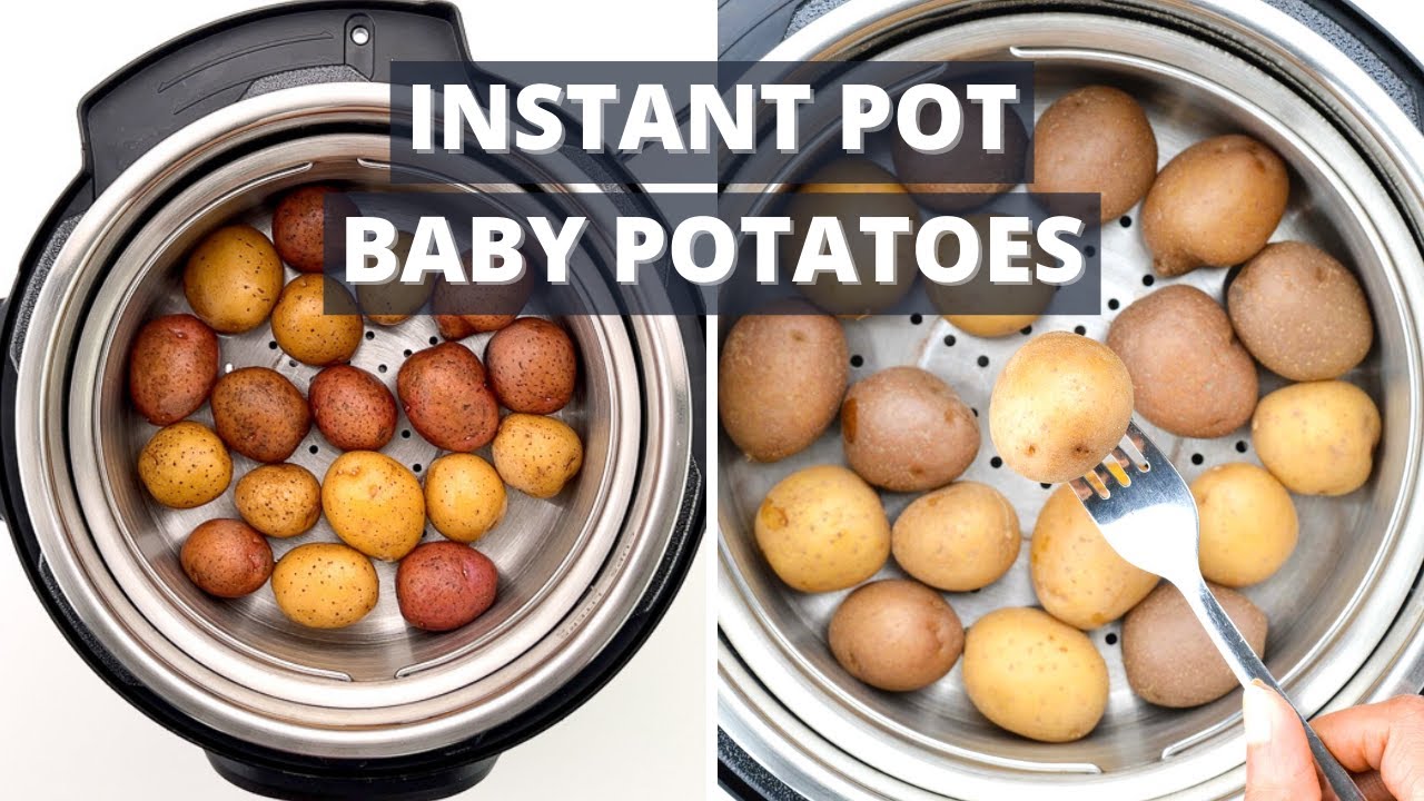 Instant Pot Baby Potatoes | How to Boil Baby Potatoes in Instant Pot