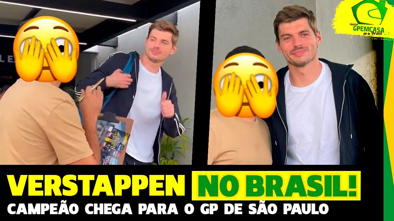 🚨MAX VERSTAPPEN J&Aacute; EST&Aacute; NO BRASIL PARA O GP DE S&Atilde;O PAULO E ATENDE F&Atilde; | F&Oacute;RMULA 1 | GP EM CASA