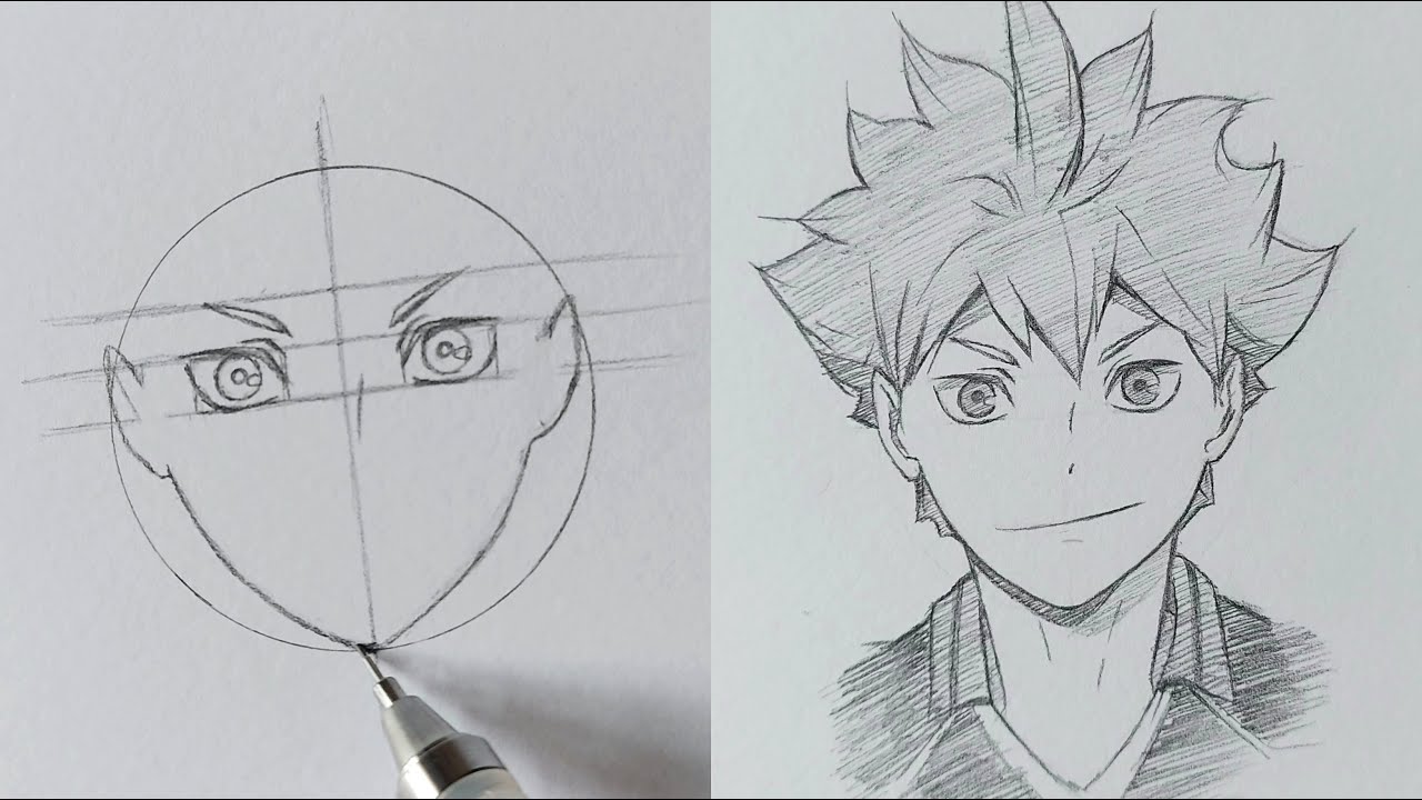 How to draw hinata shōyō with ease! | ハイキュー | ss_art1