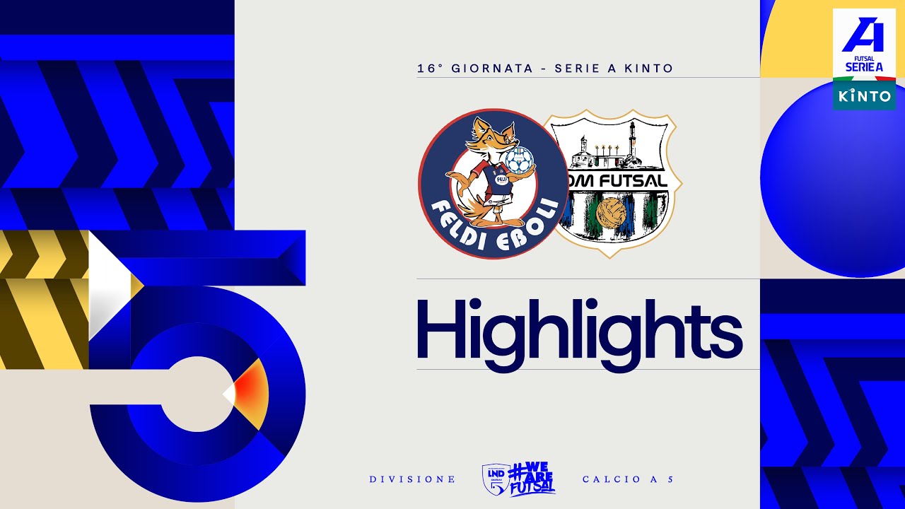 Feldi Eboli-CDM Futsal 7-1 | Gol e highlights | 16ª giornata | Serie A KINTO 2025/2026