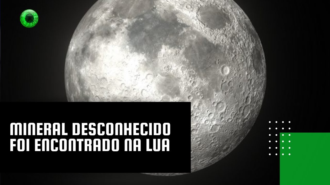 Mineral desconhecido foi encontrado na Lua