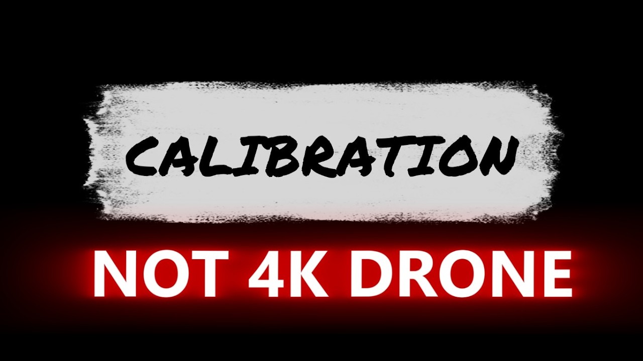 Calibrate NOT 4K Drone #viral #trending #drone