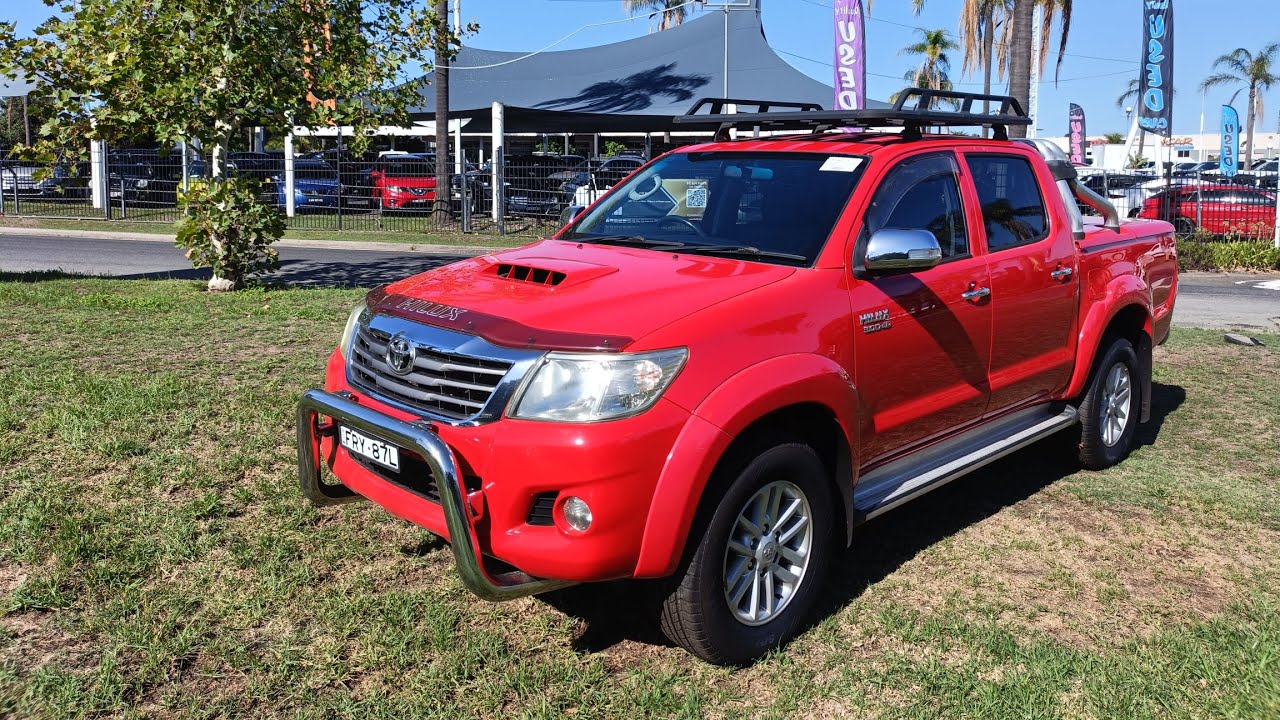 2013 Toyota Hilux SR5 (4x4) KUN26R 3.0L Turbo Diesel Automatic 