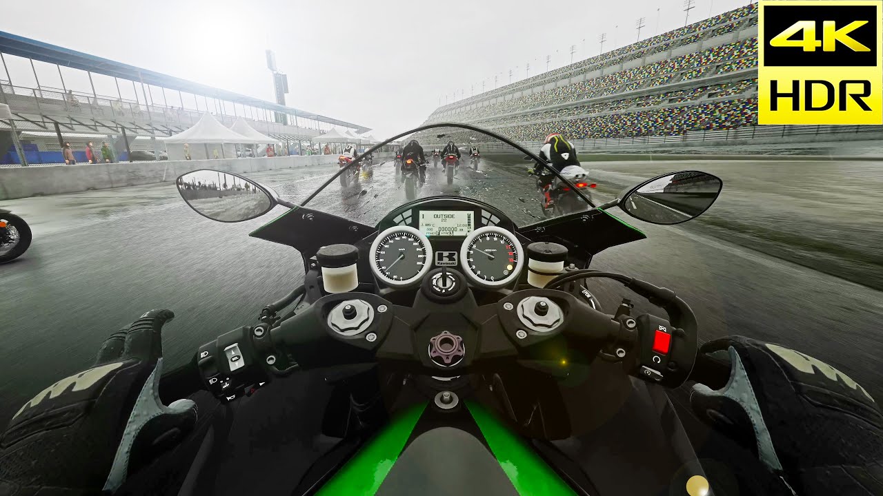 Kawasaki Ninja ZX14R - Ride 4 Gameplay | 4K HDR | * RTX 4090 * ( Raytracing ON ) 😍 [4K60] POV