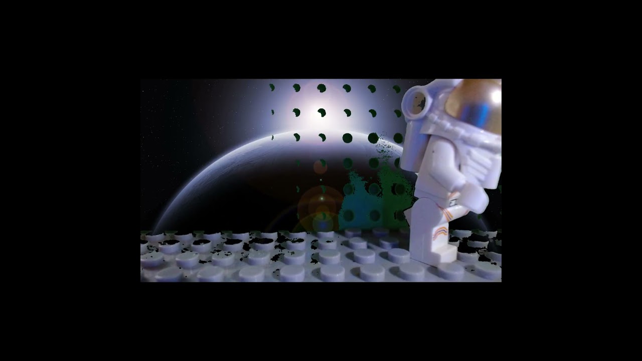 Lego Minifig In Space, GRAVITY VS  LEGO ASTRONAUT