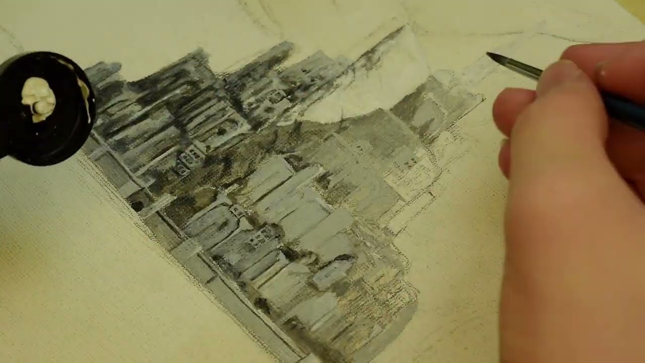 Minas Tirith Painting - LOTR