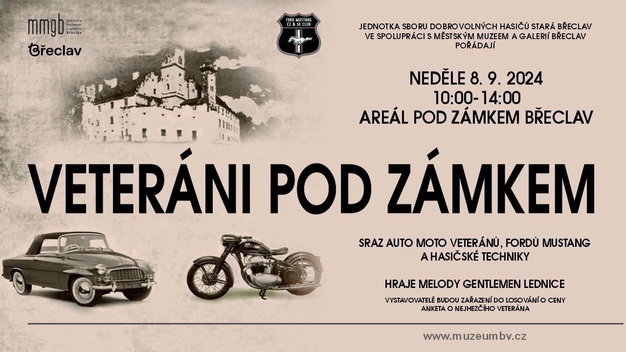 Veteráni pod zámkem 8.9.2024 Břeclav.🎥
