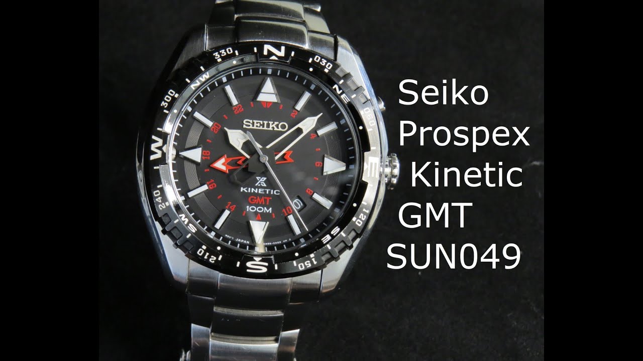 Seiko's True GMT ; Seiko Prospex Kinetic GMT Ref. SUN049 Review