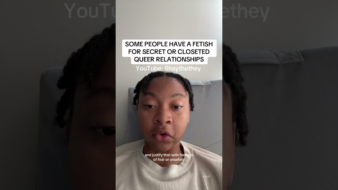 SOME PEOPLE HAVE A FETISH FOR SECRET OR CLOSETED QUEER RELATIONSHIPS #dating #lgbt #wlw #queer