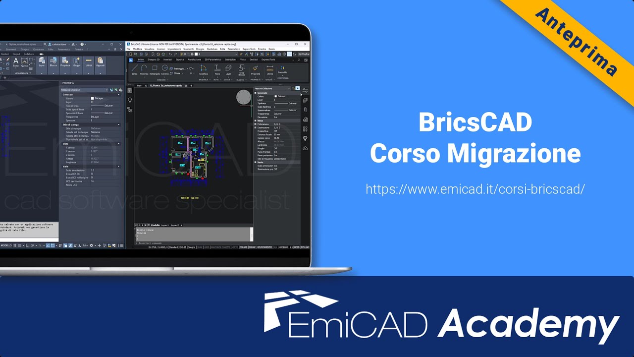 BricsCAD - corso di Migrazione da AutoCAD® a BricsCAD®