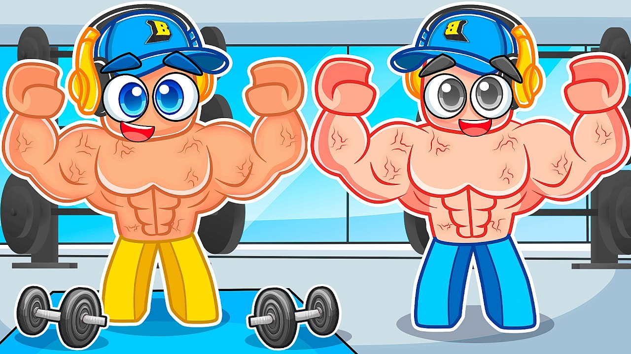 FISICULTURISTAS DE CONCRETO NO GYM LEAGUE DO ROBLOX - Brancoala Games